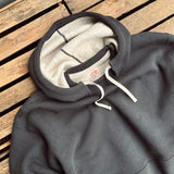 Fullcount | 3745-22 | After Hood Sweat Shirt | Mother Cotton | Ink Black