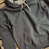 Fullcount | 3745-22 | After Hood Sweat Shirt | Mother Cotton | Ink Black