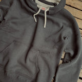 Fullcount | 3745-22 | After Hood Sweat Shirt | Mother Cotton | Ink Black