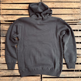 Fullcount | 3745-22 | After Hood Sweat Shirt | Mother Cotton | Ink Black