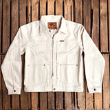 Indigofera | Wibaux Jacket | Broken Twill Ecru | 100% Cotton Rinsed