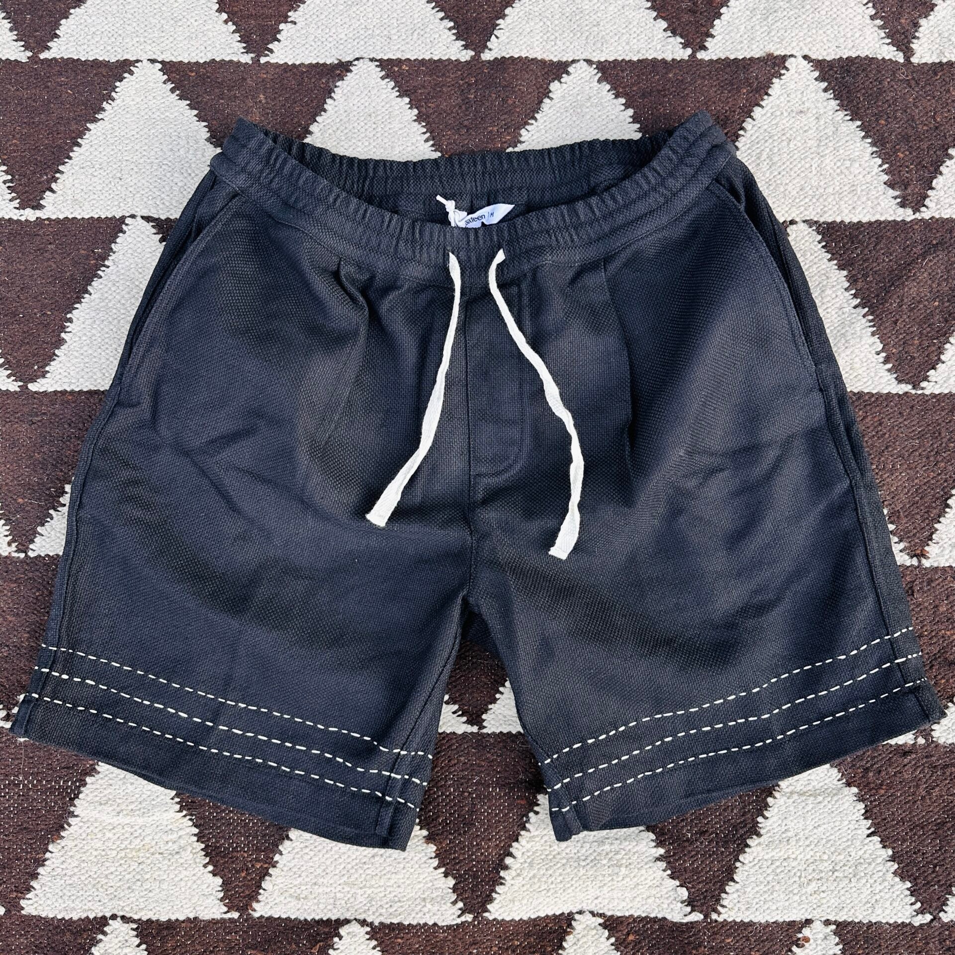 3sixteen | Club Short | Hand Stitch | Black