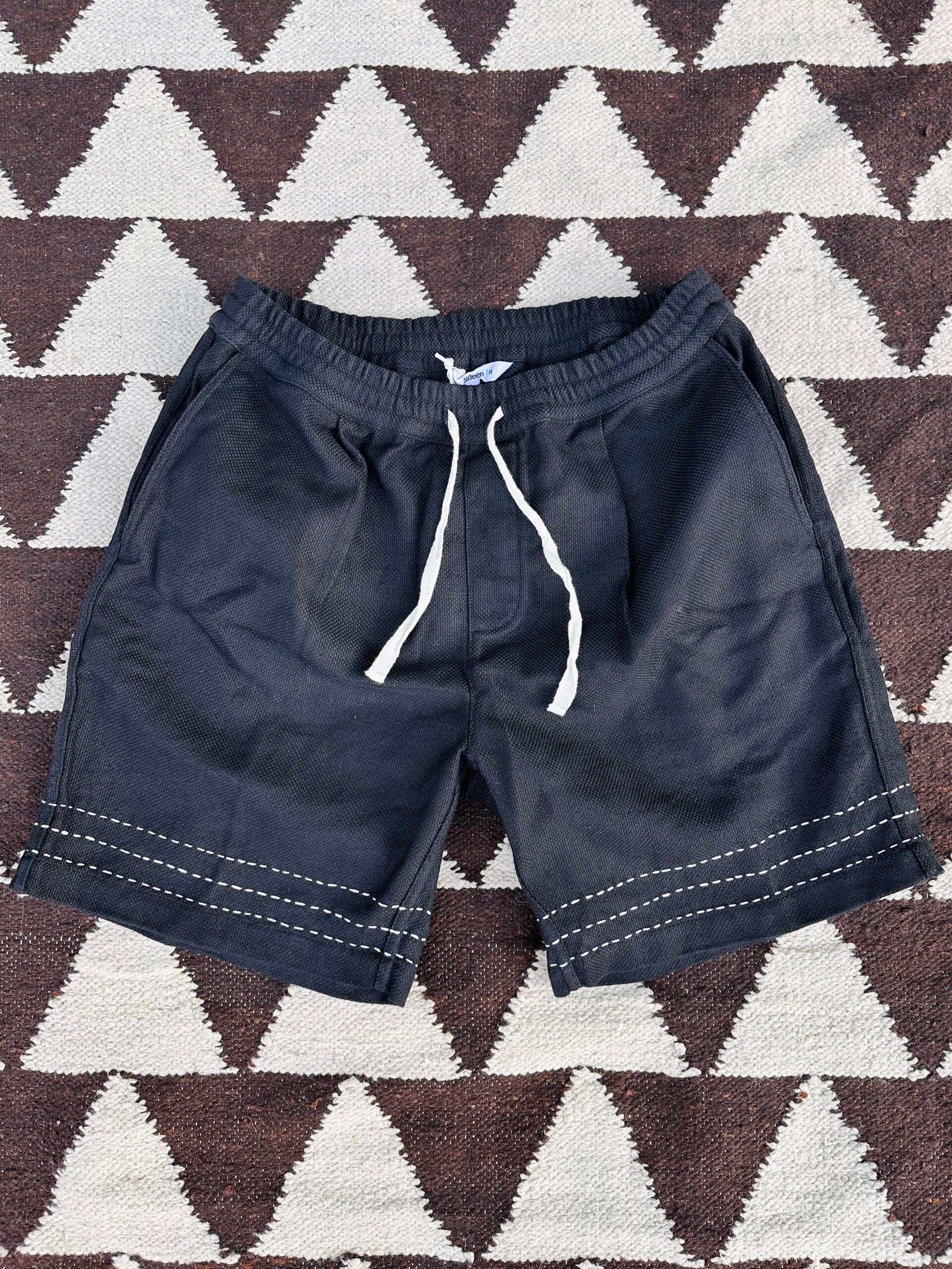 3sixteen | Club Short | Hand Stitch | Black