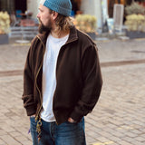 Dehen 1920 | Full-Throttle Moto-Sweater | Brown