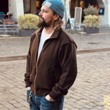 Dehen 1920 | Full-Throttle Moto-Sweater | Brown