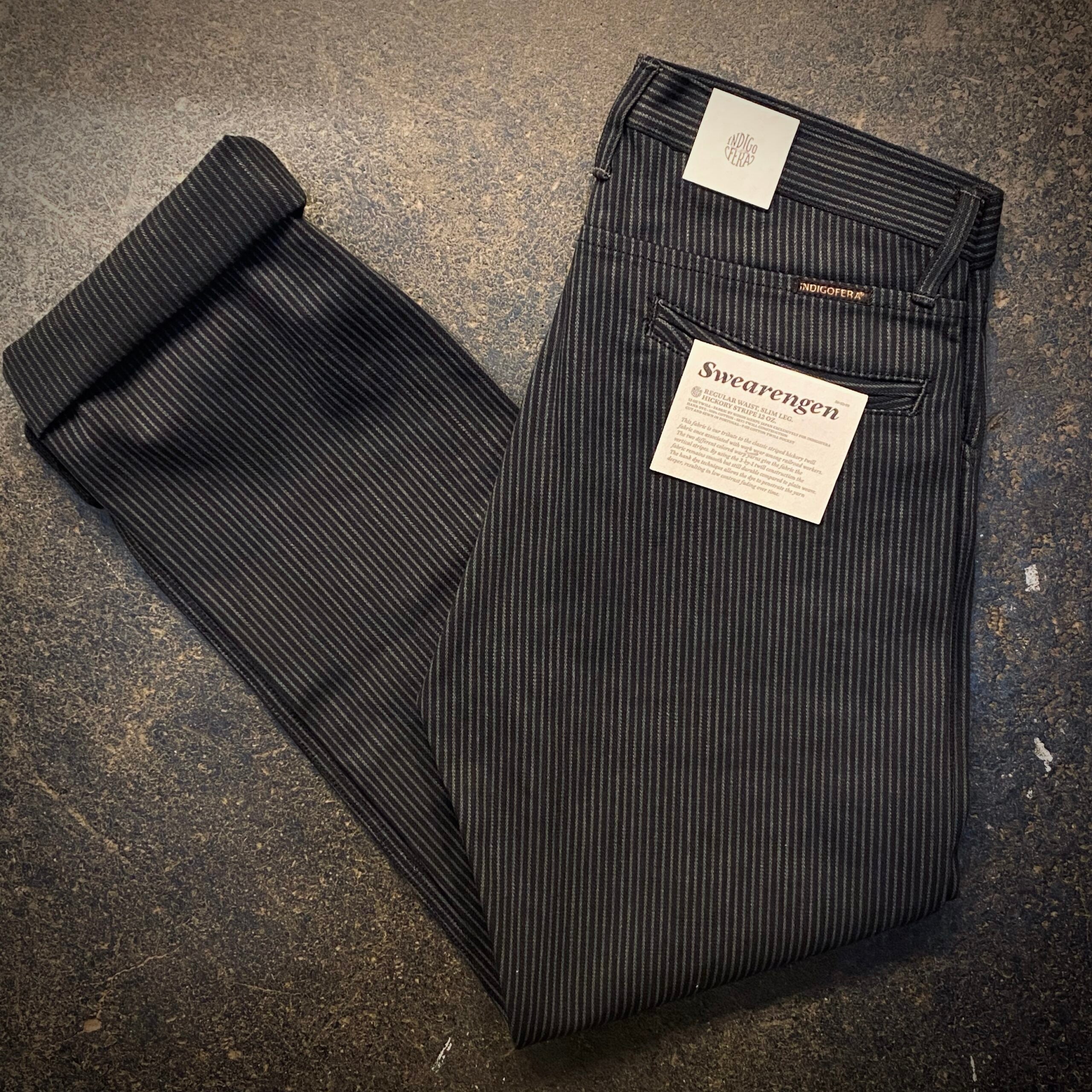 Indigofera | Swearengen Pants | Hickory grey / black