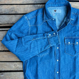 Tellason | Cowboy Shirt | Ranger | SS26 Denim Special Wash | Light Blue