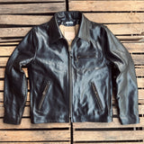 Shangrilaheritage | “Varenne” | Black Badalassi® Leather Jacket