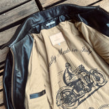 Shangrilaheritage | “Varenne” | Black Badalassi® Leather Jacket