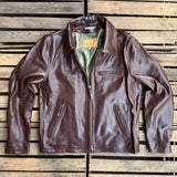 Shangrilaheritage | “Varenne” | Castagno Badalassi® Leather Jacket