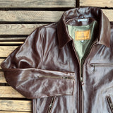 Shangrilaheritage | “Varenne” | Castagno Badalassi® Leather Jacket