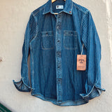 Tellason | Utility Shirt Wabash | Blue White