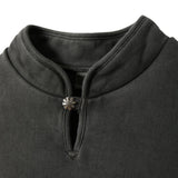Barns Outfitters | BR3022PGBW | High Neck Concho Sweatshirt | Pigment Dye | 19/BLK