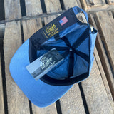 Dehen 1920 | Baseball Hat | Dry Wax Ripstop | Faded Blue