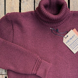 Heimat | ROLL2Z10 | U Boat Roll Neck | Burgundy