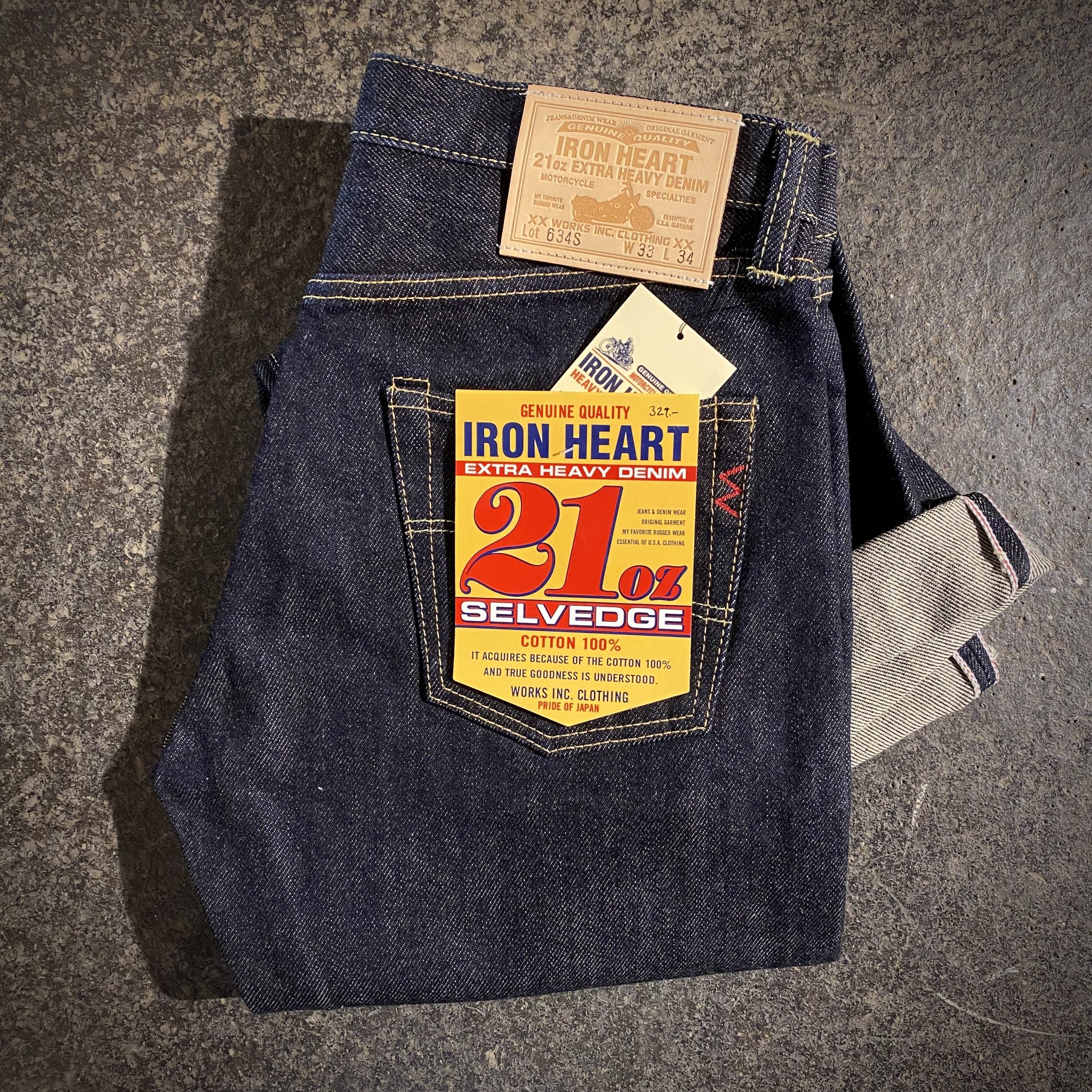 Iron Heart | 634s | 21oz | Indigo