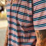 Freenote | Mooch tee | blue combo