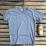 Velva Sheen | Rolled Short sleeve Crew neck Tee / Gunmetal