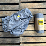 Velva Sheen | Rolled Short sleeve Crew neck Tee / Gunmetal