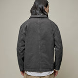 Merz b. Schwanen | JKT05 |  organic cotton broken Twill | relaxed fit | charcoal