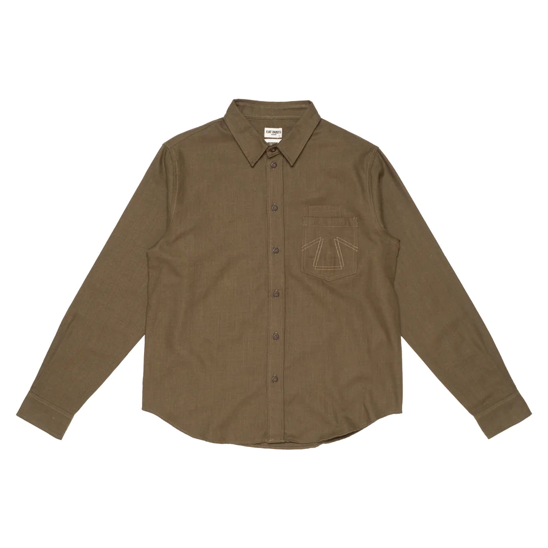 Eat Dust | Combat Shirt | Slub Cotton | Khaki