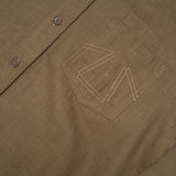 Eat Dust | Combat Shirt | Slub Cotton | Khaki