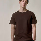 Merz b. Schwanen | 215 | Men`s loopwheeled T-Shirt | 19 coffee