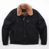 Freenote | RJ-2 | waxed canvas | 20 ounce | shearling | black