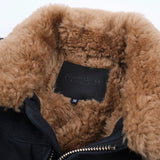 Freenote | RJ-2 | waxed canvas | 20 ounce | shearling | black