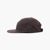 Eat Dust | 5 PANELS CAP BELFAST SEERSUCKER | COFFEE/NAVY