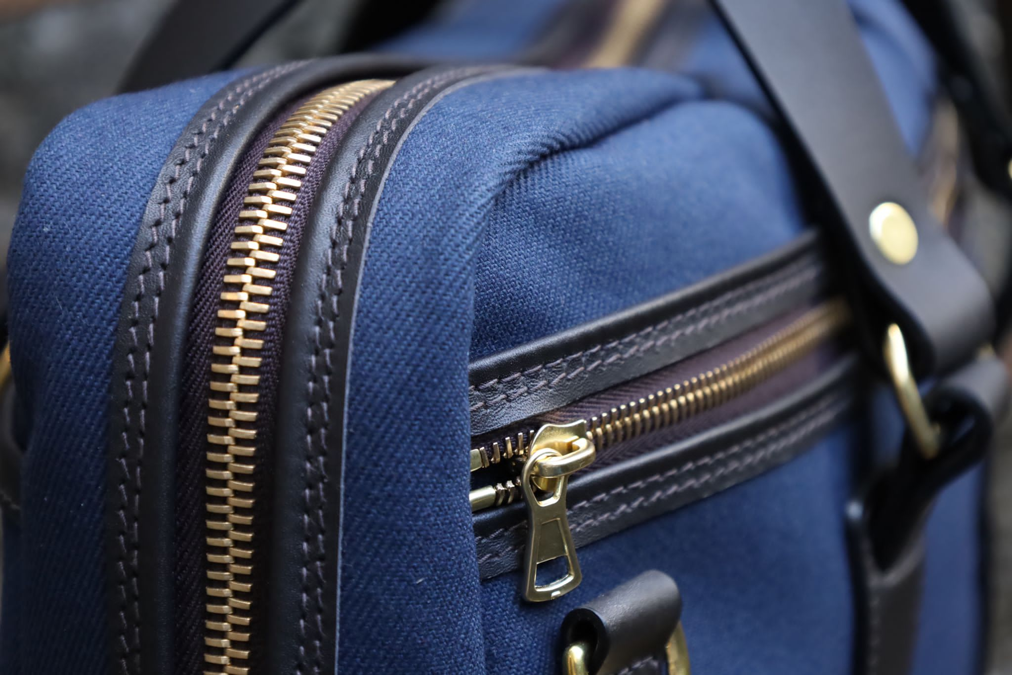 Croots | BT02 | British Twill Laptop Bag | Navy