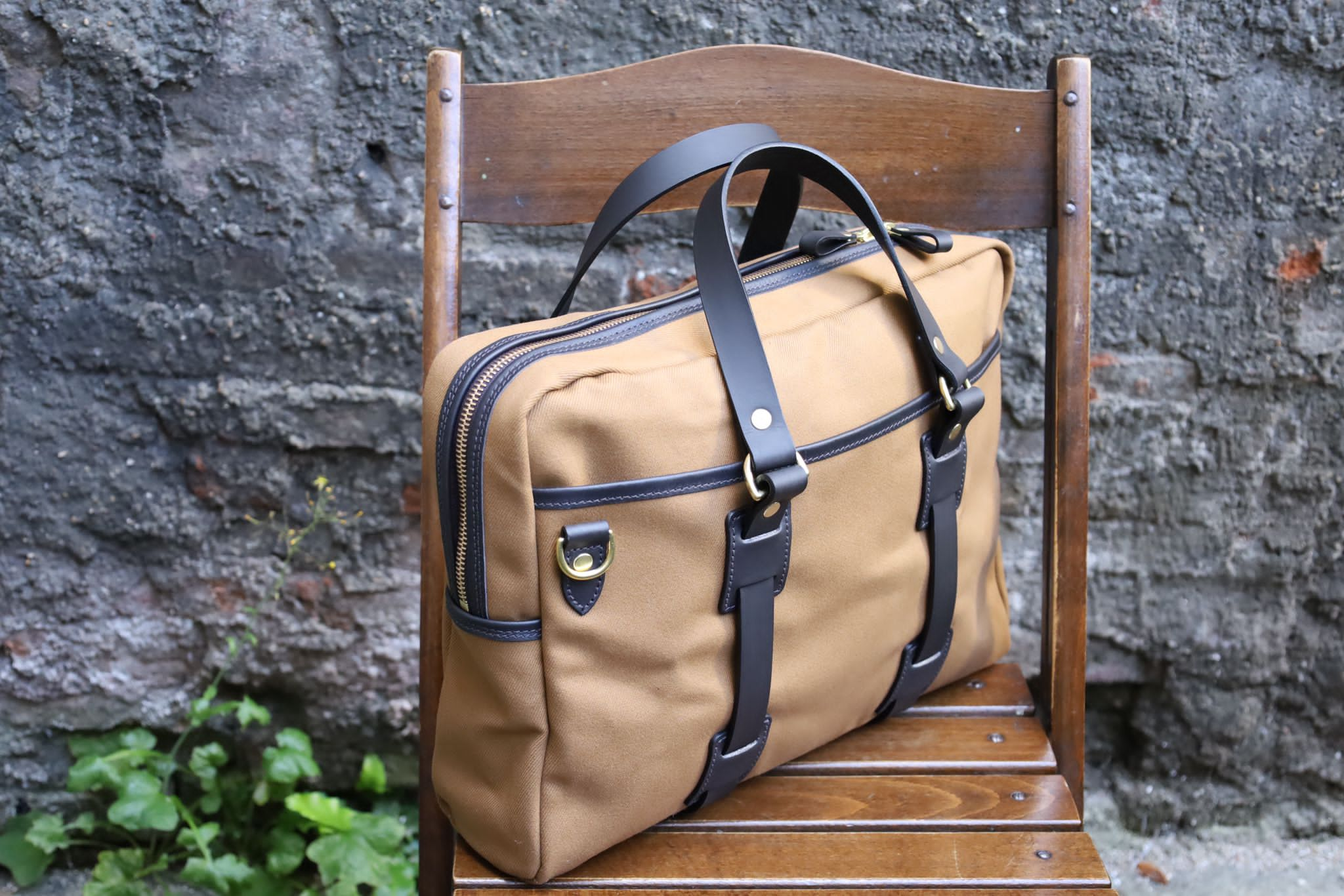 Croots | BT02 | British Twill Laptop Bag | Tan