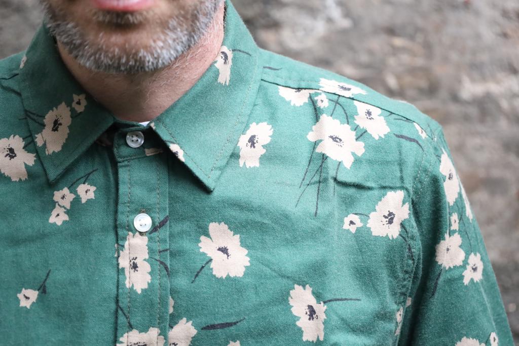 RGT | 2613 | Oxford Shirt | emerald floral