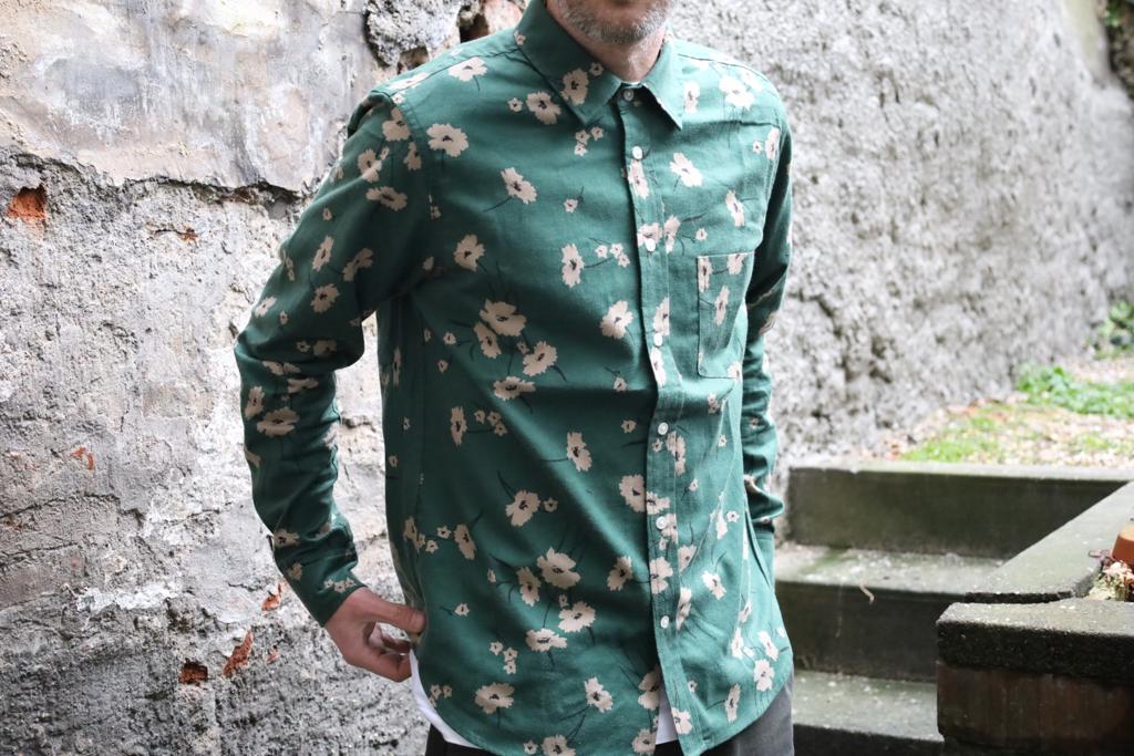 RGT | 2613 | Oxford Shirt | emerald floral