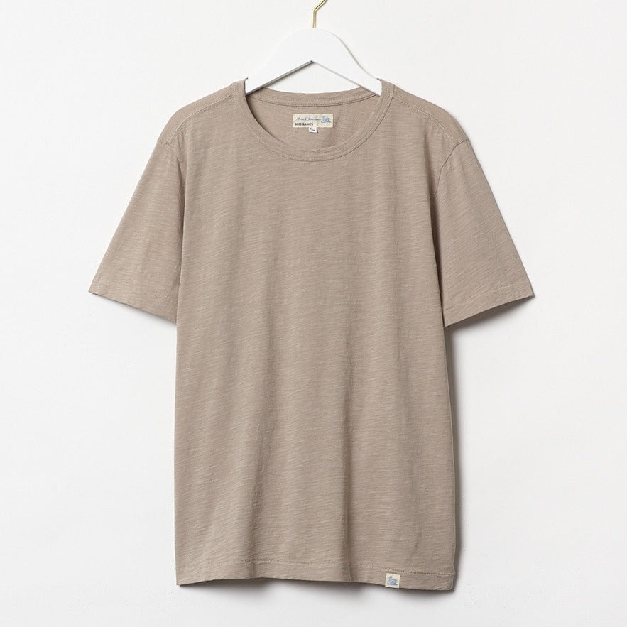 Merz b. Schwanen | SCT04 | unisex T-shirt | Pima slub cotton |  5,8OZ | relaxed fit | 05 greige