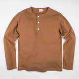 Freenote | 13 ounce henley l/s | tobacco