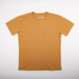 Freenote | 9 ounce pocket t-shirt | mustard