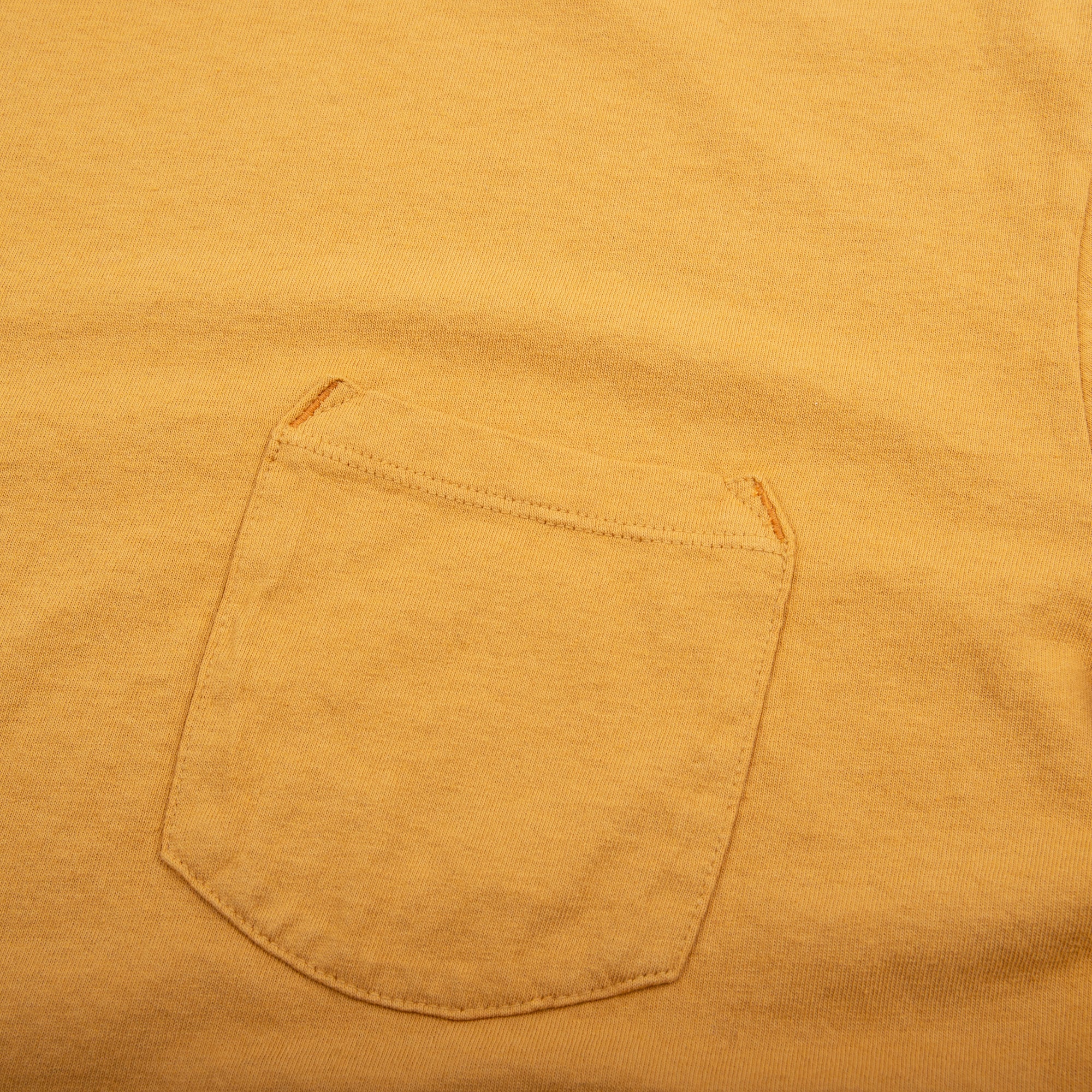 Freenote | 9 ounce pocket t-shirt | mustard