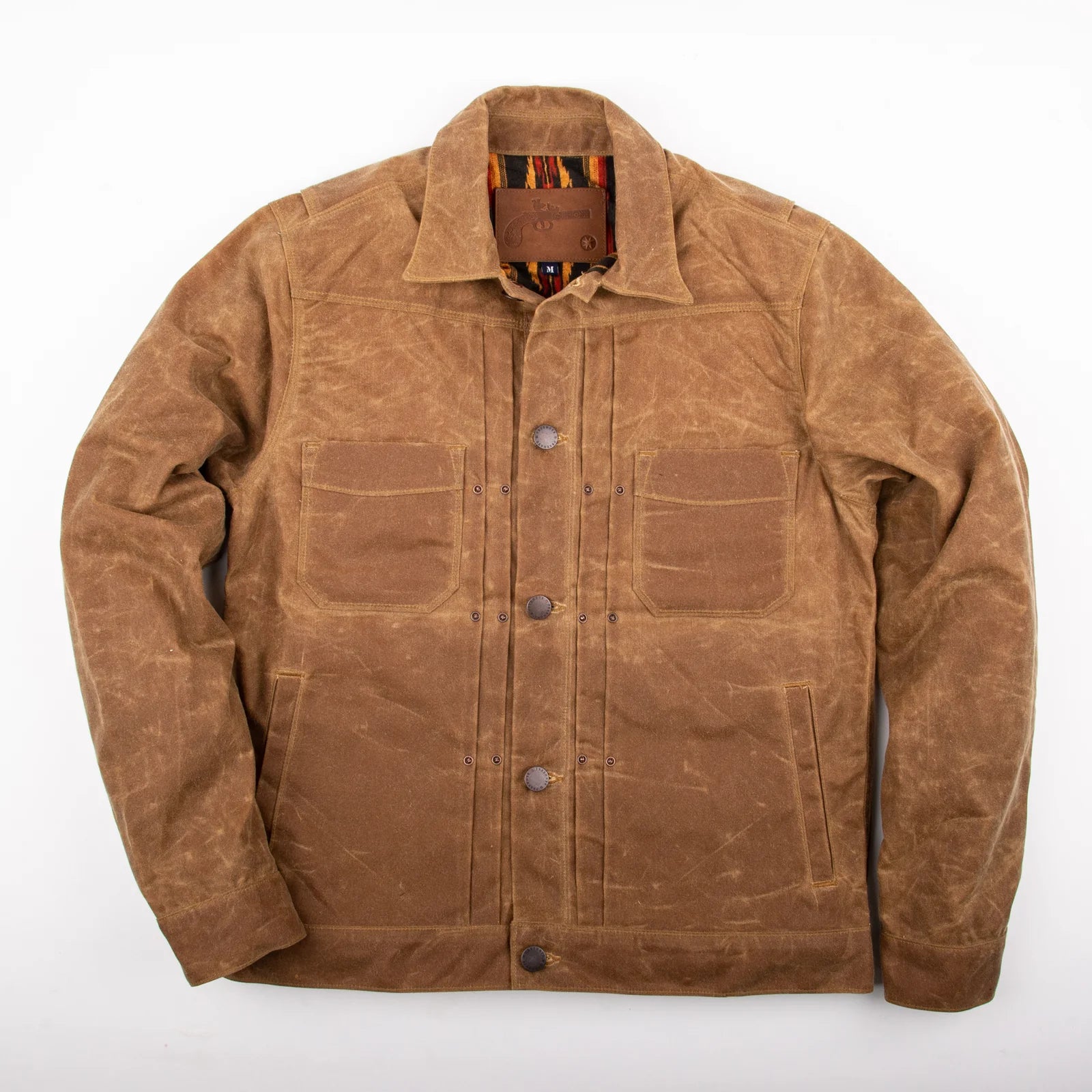 Freenote | RJ-1 Rust | Riders Jacket | Waxed Canvas | Rust | Black Lining