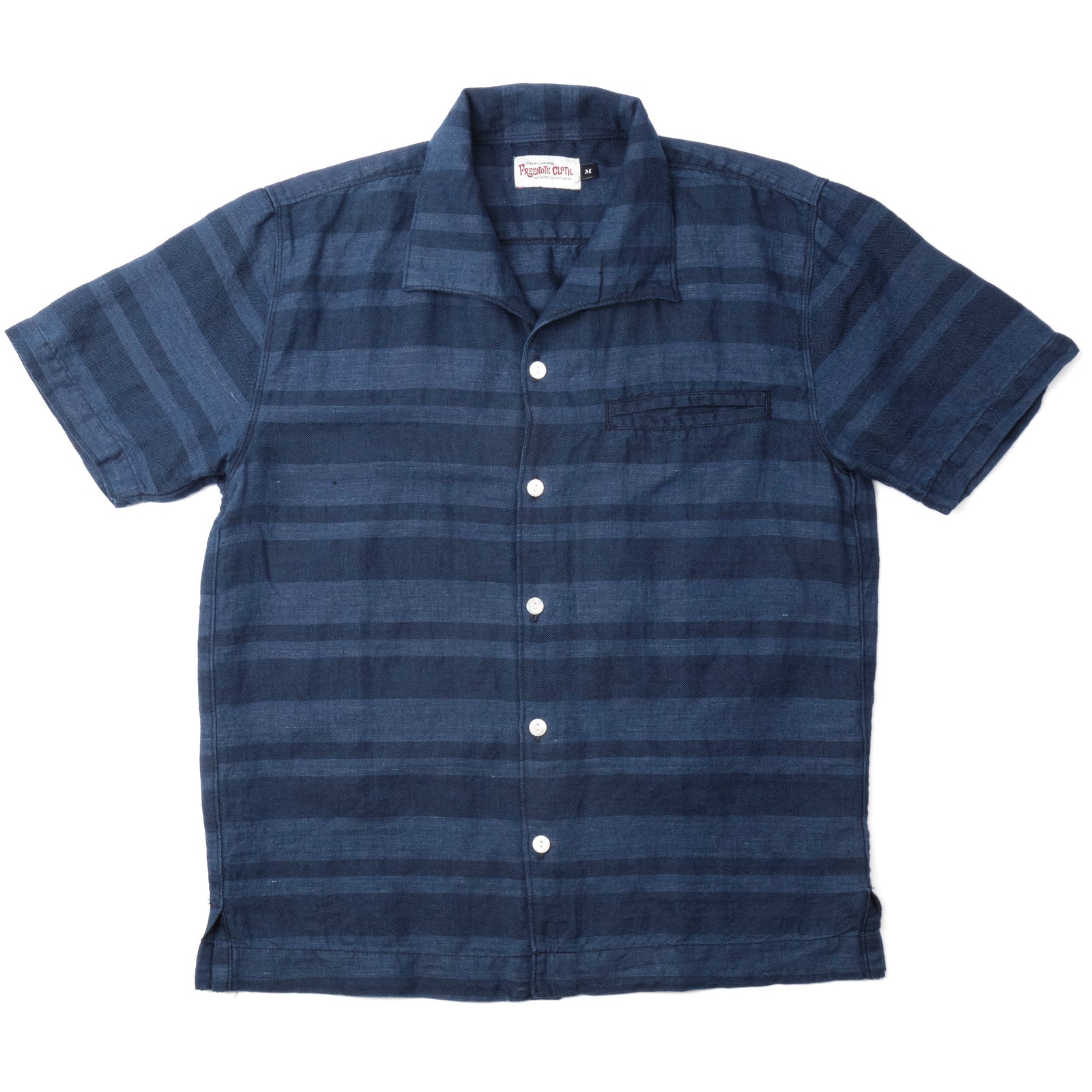 Freenote | cayucos shirt | indigo stripe