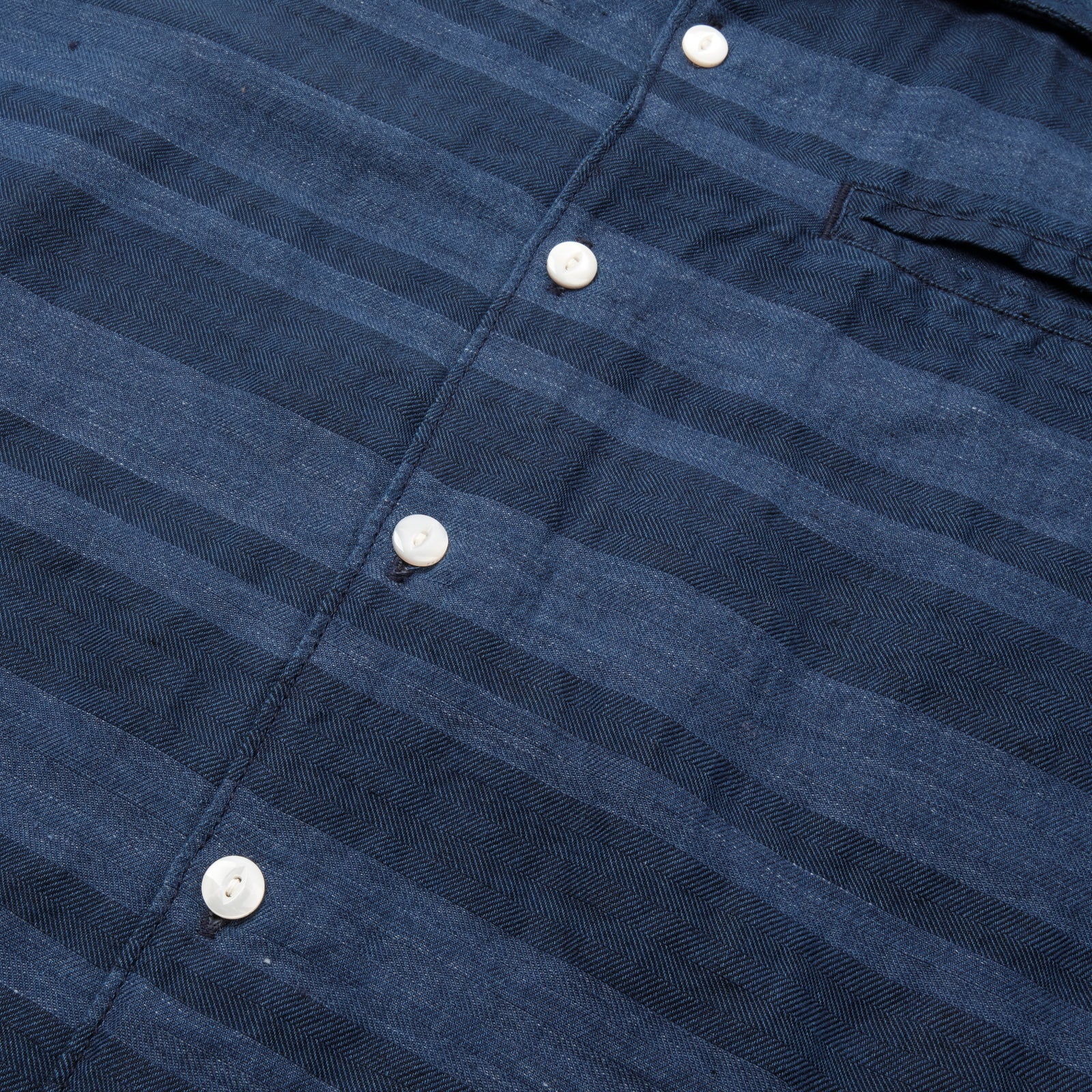 Freenote | cayucos shirt | indigo stripe