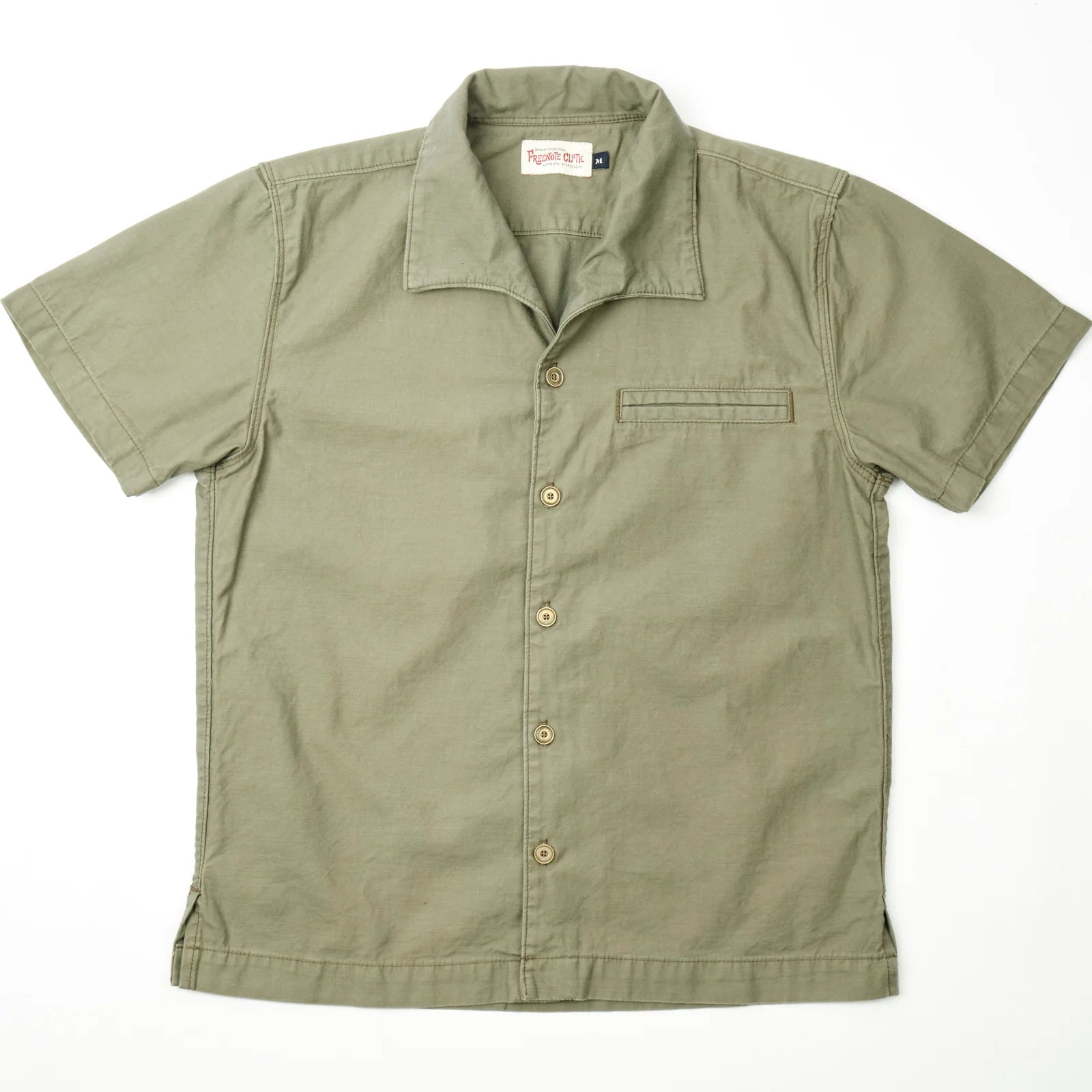 Freenote | cayucos shirt |  green