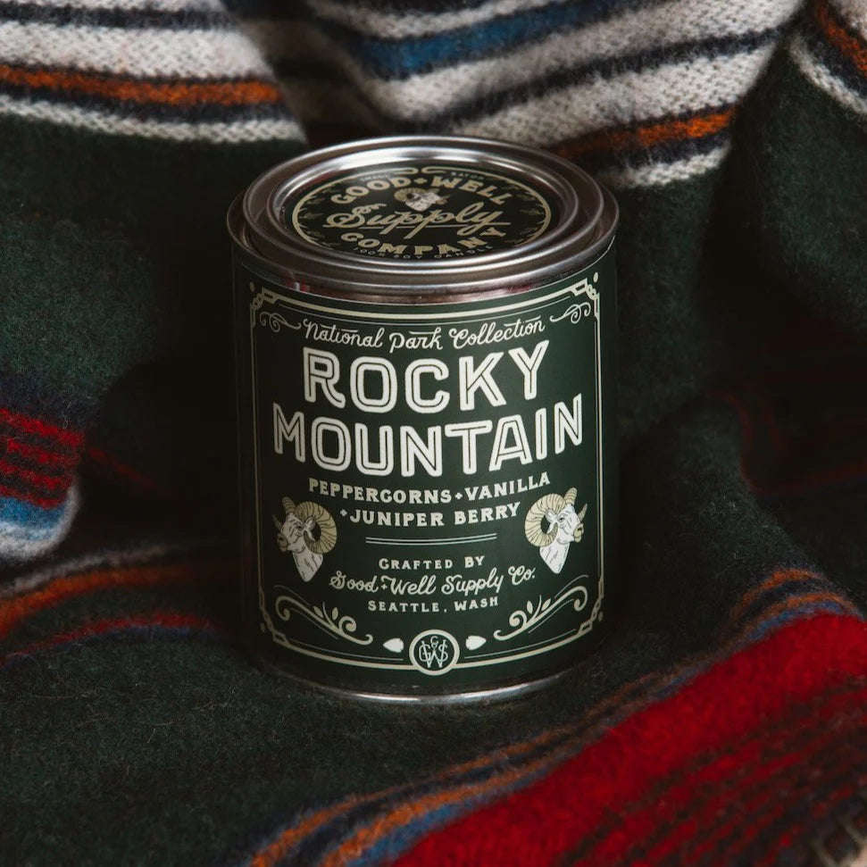 Good &amp; Well Supply Co | Rocky Mountain National Park Candle