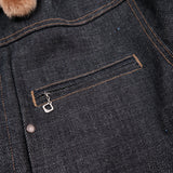 Freenote | rj-2 | shearling | 20 ounce indigo denim