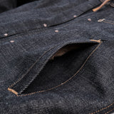 Freenote | rj-2 | shearling | 20 ounce indigo denim