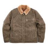 Freenote | RJ-2 waxed canvas | 20 ounce | Shearling | tobacco