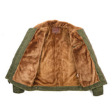 Freenote | RJ-2 waxed canvas | 20 ounce | Shearling | olive