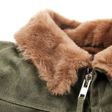 Freenote | RJ-2 waxed canvas | 20 ounce | Shearling | olive