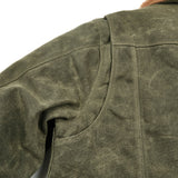 Freenote | RJ-2 waxed canvas | 20 ounce | Shearling | olive