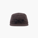 Eat Dust | 5 PANELS CAP BELFAST SEERSUCKER | COFFEE/NAVY